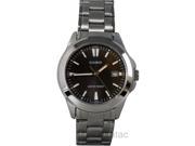Casio MTP 1215A 1A Men s Stainless Steel Luminous Analog Watch w Black Dial