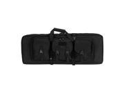 Lancer Tactical 36 Padded Double Airsoft Bag with Lockable Zipper CA 982B Black