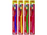 4 Pack Colgate Premier Classic Clean Deep Dental Cleanse Manual Toothbrush