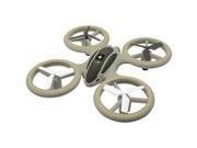 US Army Flare Quadcopter Drone with LED Glowing Crash Guards and Remote Control