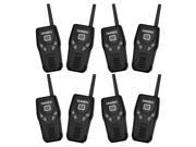 8 Count Uniden GMR2035 2 20 Mile Range GMRS FRS Walkie Talkie Two Way Radios