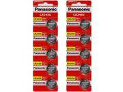 Panasonic CR2450 3 Volt Lihium Coin Cell Battery 10 Batteries