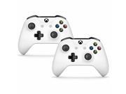 2 Pack Microsoft Wireless Controller for Xbox One One S Windows 10 White