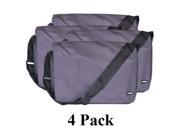 4 Pack Cocoon Soho Nylon Laptop Messenger Bag Case Sleeve Gray CMB401GY