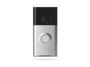 Ring Wi Fi Enabled 720p HD Video Doorbell with iPhone Android Mobile Access Satin Nickel