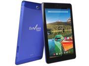 Envizen 10.1 Tablet 16GB Quad Core Android 4.4 WiFi 3G T Mobile EVT10Q Blue