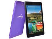 Envizen 10.1 Tablet 32GB Quad Core Android 4.4 WiFi 3G T Mobile EVT10Q Purple