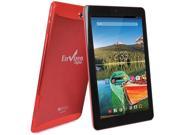 Envizen 10.1 Tablet 32GB Quad Core Android 4.4 WiFi 3G T Mobile EVT10Q Red