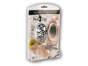 Ped Egg Pedicure Foot File with 2 Emery Finishing Pads Fits in Your Hand Black