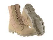Ameritac 9 Side Zip Suede Leather Combat Work Outdoor Men s Desert Tan Boots Size 13