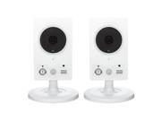 D Link 2 Pack HD Wireless Surveillance Day and Night Motion Detection Camera