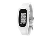 Zunammy PD022 Digital Activity Fitness Tracker Silicone Sport Watch White