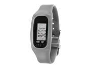 Zunammy PD022 Digital Activity Fitness Tracker Silicone Sport Watch Grey