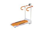 Auwit AUW 500R 600W Electric Motorized Folding Treadmill w Speakers Orange