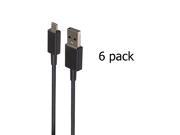 Alta Original 6 Pack Micro USB Data Cable 1m Black ASY 18683 001