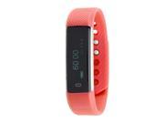 RBX TR5 Bluetooth Activity Fitness Tracker with Call and Messages Alert Red