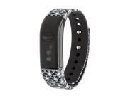 RBX TR1 Bluetooth Activity Fitness Tracker and Sleep Monitor Watch w Pedometer Black White