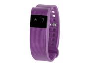 RBX Active TR3 Bluetooth Activity Fitness Tracker Watch with Heart Rate Monitor Purple