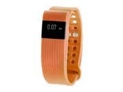 RBX Active TR3 Bluetooth Activity Fitness Tracker Watch with Heart Rate Monitor Orange