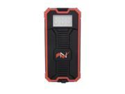 Zunammy ZBank 12000mAh Solar Power Bank Battery Charger with Flashlight Red