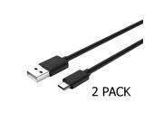2 Pack LG Micro USB Data Cable 3ft. for LG Phones Other Micro USB Devices