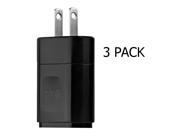 3 Pack LG Travel Wall Charger Adapter MCS 02WR LG Phones Micro USB Devices