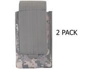 2 Pack Every Day Carry Tactical MOLLE Double Rifle Magazine Pouch ACU