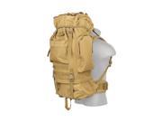 Alta Waterproof MOLLE Tactical Padded Backpack for Outdoors Hiking and Camping Tan