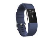 Fitbit Charge 2 Heart Rate and Fitness Wristband Large, Blue