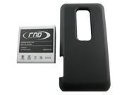 RND Extended High Capacity Lithium Ion Battery 35H00164 00M Back Cover for HTC Evo 3D