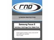 RND 3 Screen Protectors for Samsung Focus S Anti Fingerprint Anti Glare Matte Finish with lint cleaning cloths