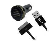 RND Apple CERTIFIED Car Kit includes 3.1A fast Dual Car Charger and 3ft charging cable made for Apple iPad iPhone iPod
