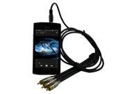 RND Extra Long 3.5mm to RCA Adapter Stereo TV Out Cable for Samsung Galaxy S 4G Captivate i897 and Vibrant T959 and Omnia 2 II Smartphones