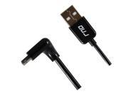 RND Apple Certified 30 Pin RIGHT ANGLE Cable for iPad iPhone 4 iPod classic 3 feet black