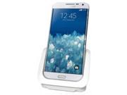 RND Dock for Samsung Galaxy S6 and S6 Edge with USB port compatible with or without a slim fit case white
