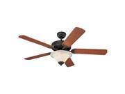 5HS52RBD L Homeowner s Deluxe 52 in. Roman Bronze Ceiling Fan With Teak Blades