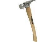 TI12SC 16 12 oz. Titanium Smooth Curved 16 in Hickory Handle Framing Hammer