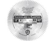LU94M010 10 in. 80 Tooth Plexiglas Plastics Saw Blade