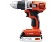 Black & Decker Ldx120Pk 20-Volt Max* Lithium Drill/Driver & 68-Piece Project Kit