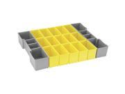 ORG1A YELLOW Click and Go 17 Piece Organizer Set for L BOXX 1A