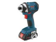 IDS181 02 RT 18V Compact Tough 1 4 in. Hex Impact Driver with 2 HC SlimPack Batteries