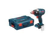 IDH182BL 18V Cordless Lithium Ion Brushless Socket Ready Impact Driver Bare Tool with L BOXX 2 Case ExactFit Insert Tray
