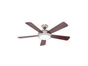 59052 Palermo 52 in. Brushed Nickel Ceiling Fan with Light