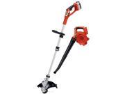 LCC140 40V MAX Cordless Lithium Ion String Trimmer and Sweeper Kit