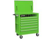 8057G Premium Green Full Drawer Service Cart