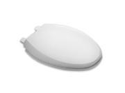 5257A.65C.222 Elongated Plastic Closed Front Toilet Seat Cover Linen