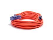 D17222100 Pro Glo 15 Amp 12 3 AWG Triple Tap CGM Extension Cord 100 ft. Orange