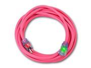 D16825050 Sub Zero 15 Amp 12 3 AWG SJEOW Cold Weather Extension Cord 50 ft. Pink