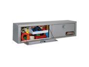 574003D 96 in. Long Aluminum Heavy Duty Topside Truck Box with Shelf ClearCoat