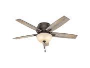 53342 52 in. Donegan Onyx Bengal Ceiling Fan with Light